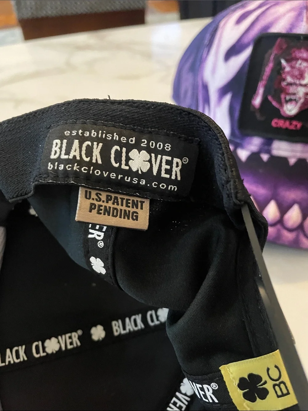 Black clover hat